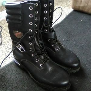 Red wing steel toe boots,sz 8